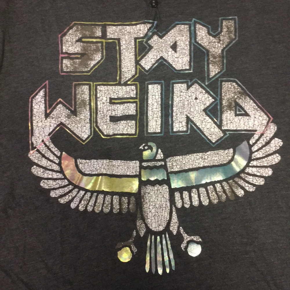 Junk Food Stay Weird Raglan - Picture 2 of 3